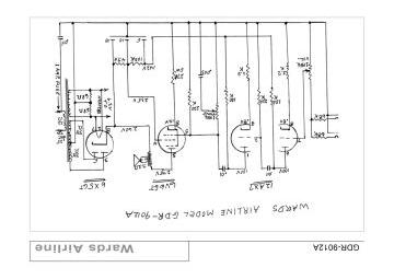 Airline GDR 9012A schematic circuit diagram